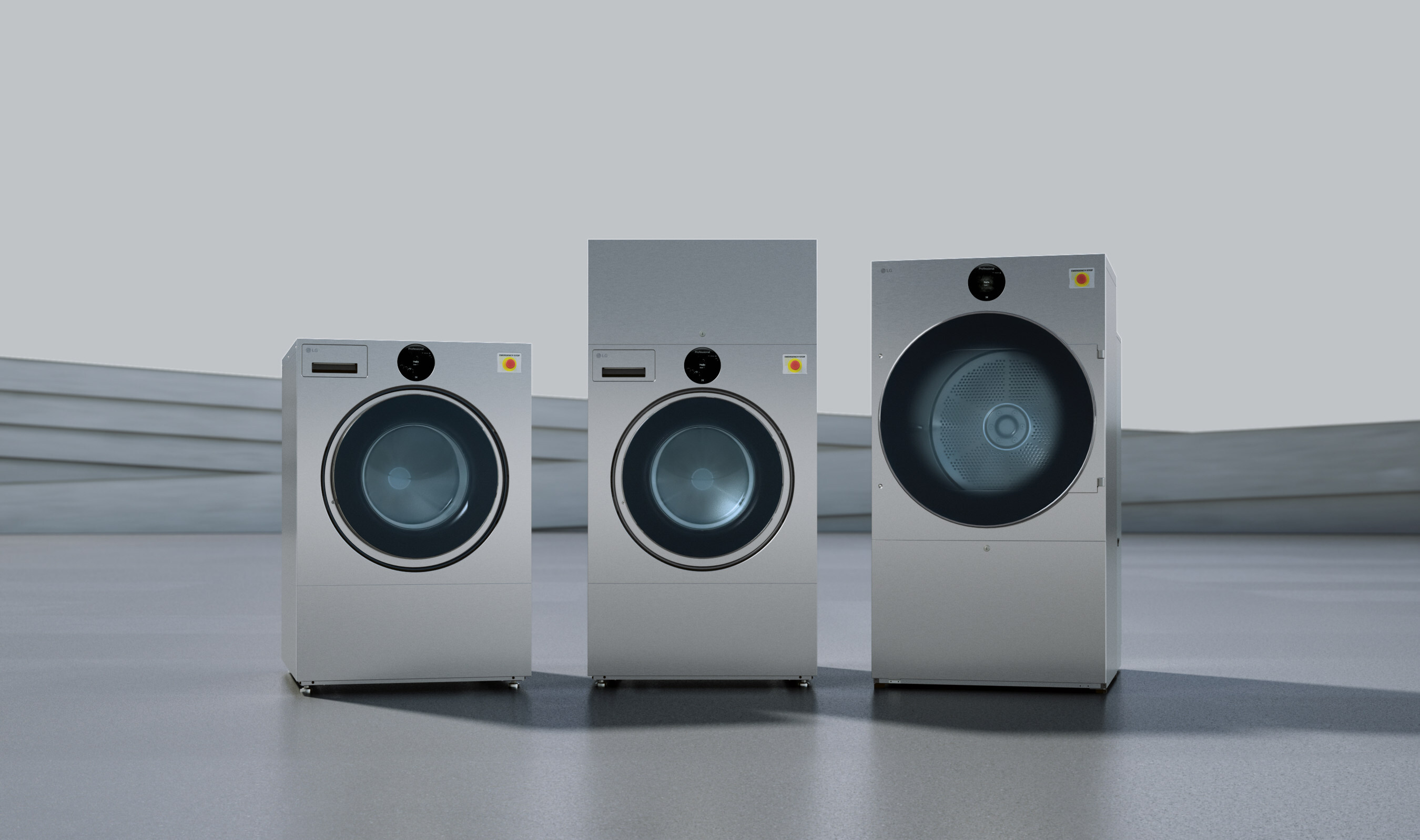 LG entra no B2B de lavanderias com linha profissional global