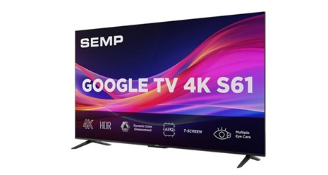 SEMP lança primeira TV com Google TV e mira custo-benefício